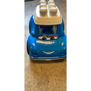 Mega Blocks Car & Green Toys Truck